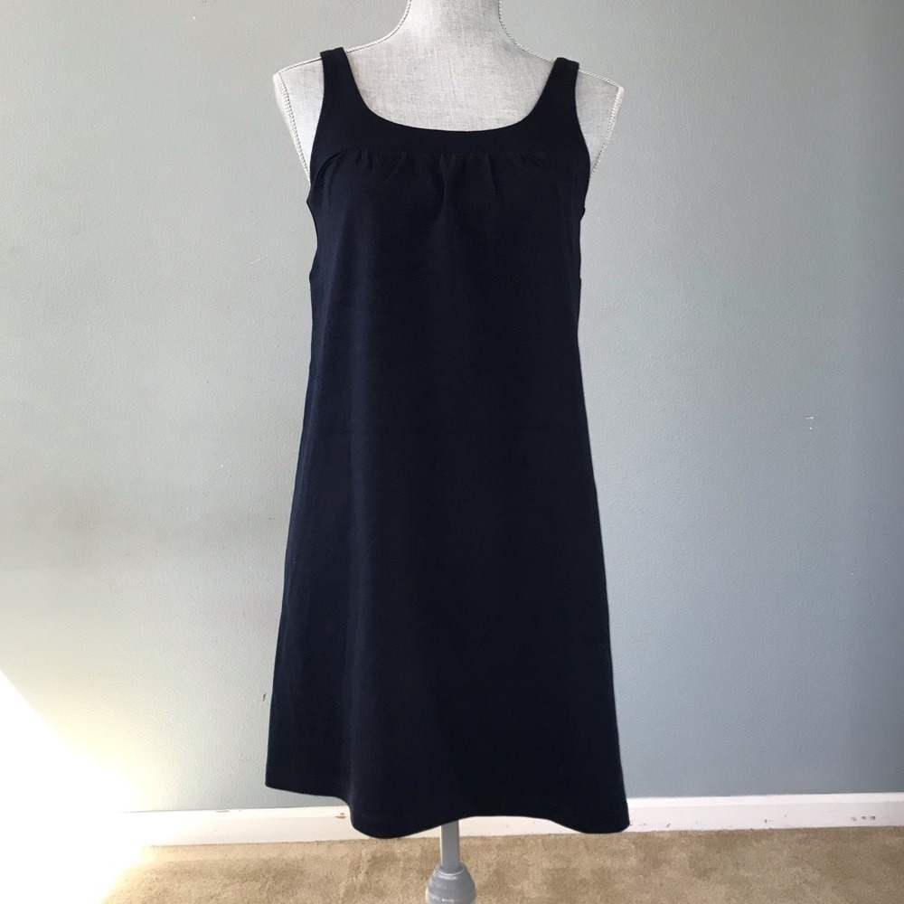 J. Crew "Kate" Cotton Mini Dress in Navy Blue Size XS